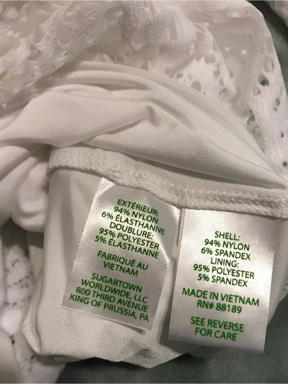 Lilly Pulitzer White Lace Parigi Skort Romper - Picture 6 of 6